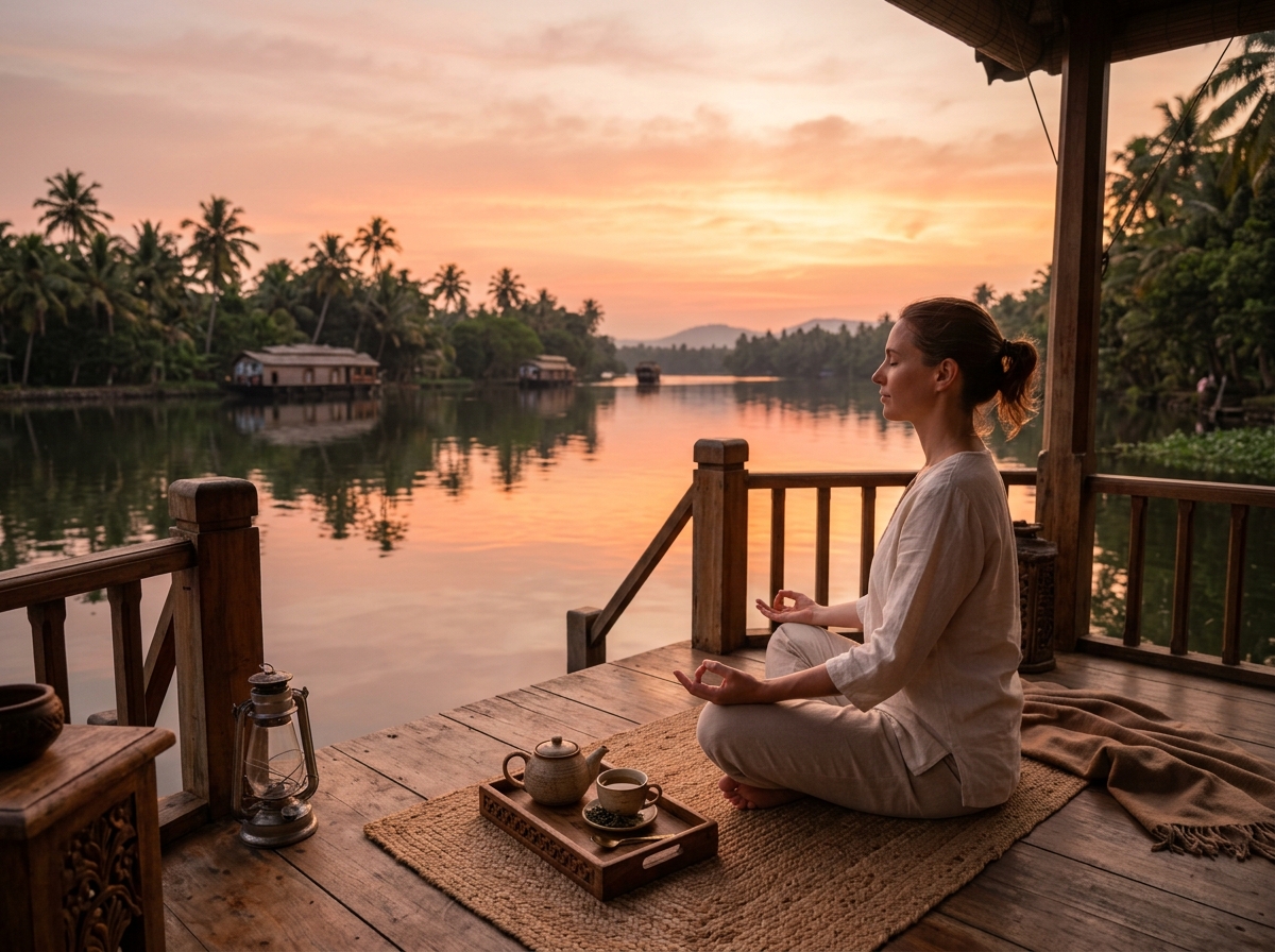 Evening Relaxation and Mindfulness by the River